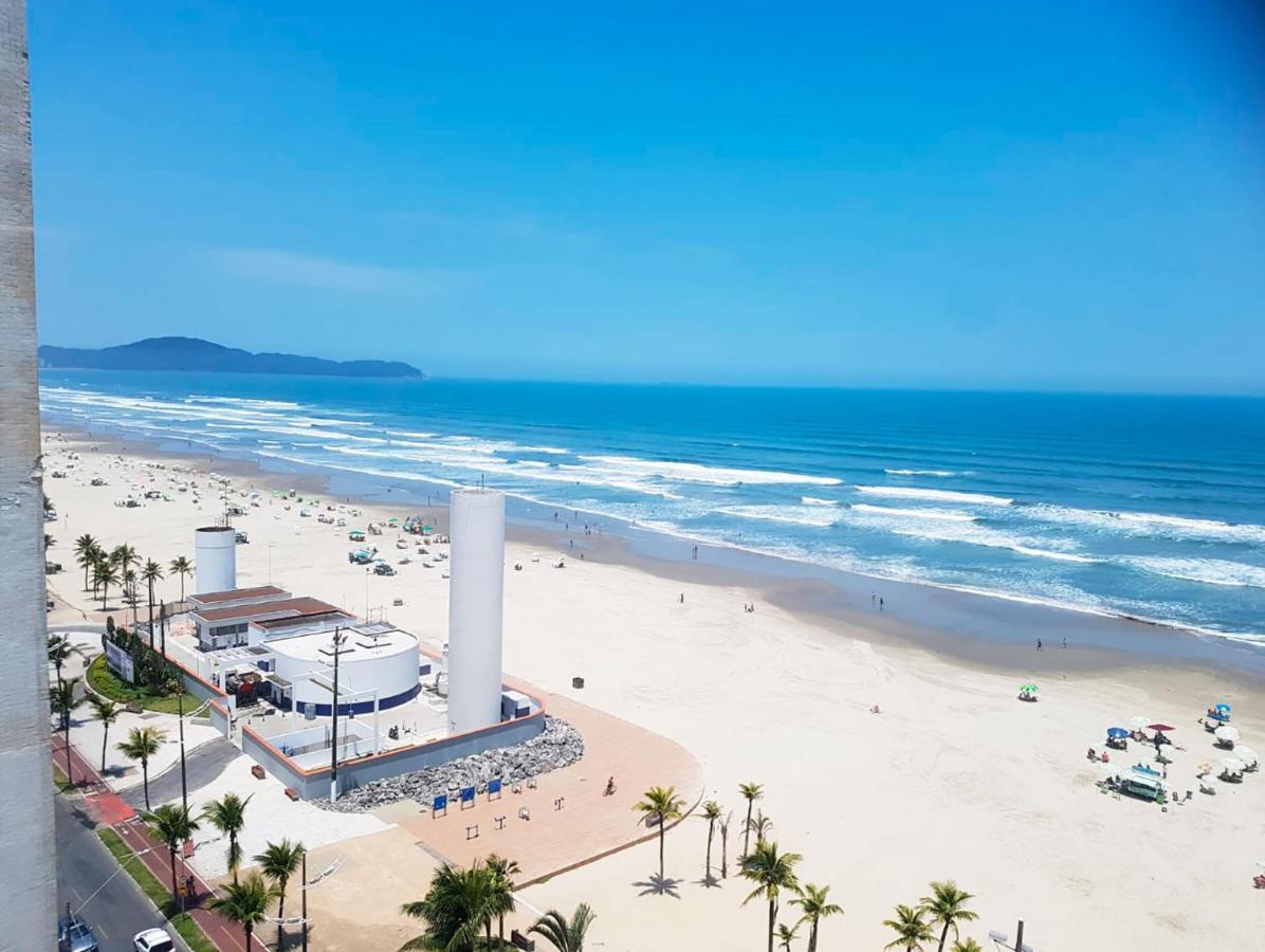 Apto c vista incrível para o mar, Praia Grande SP Exterior foto
